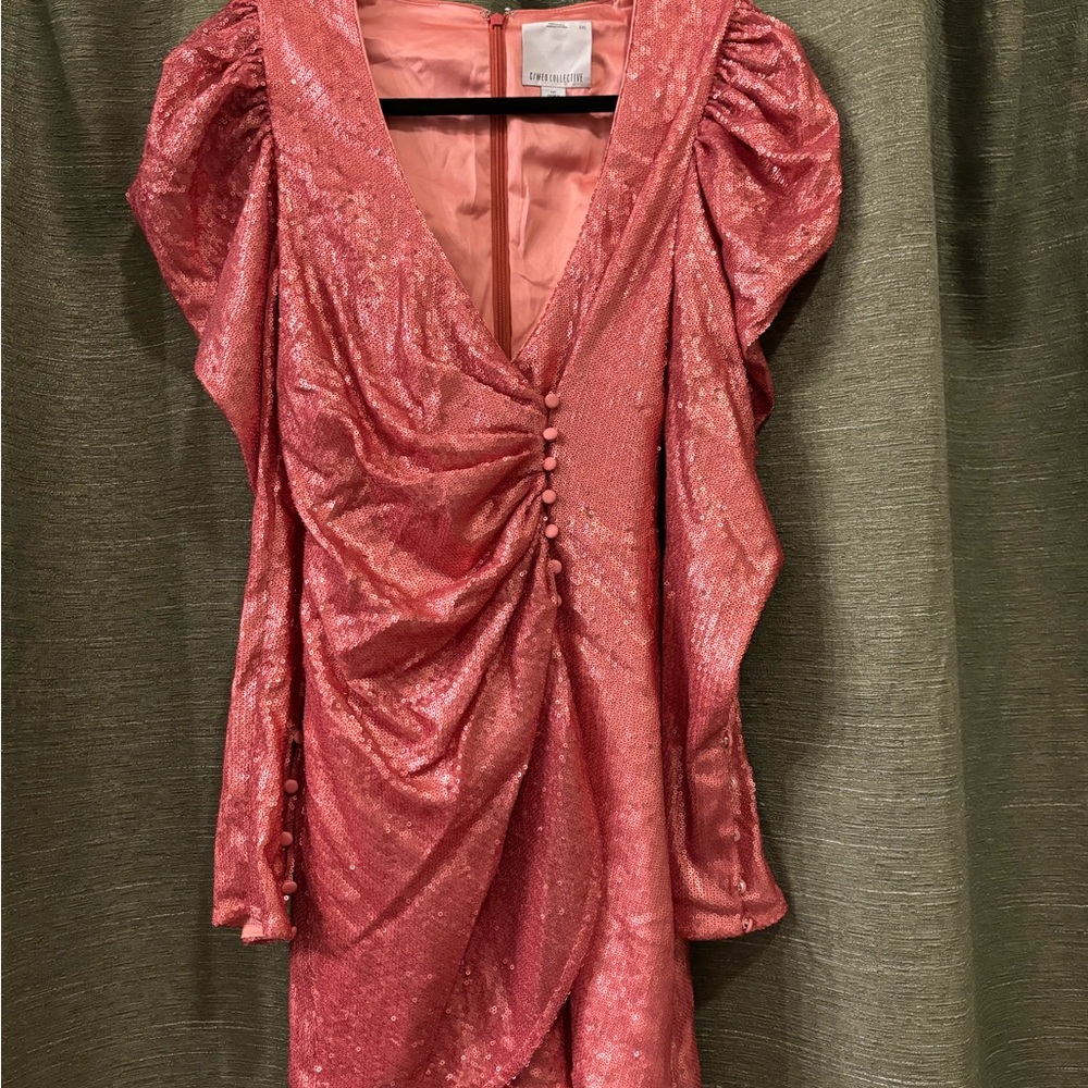 Pink Sequin Dress C/MEO Collection